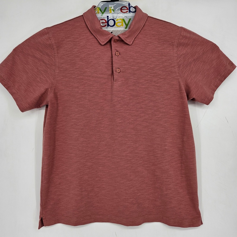 Rhone Shirt Mens XL Polo Pink Pastel Golf Short Sleeve Performance Casual